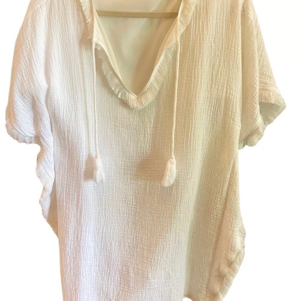 Marie Oliver fringe tunic dress (small)